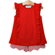 Hazel Red short set