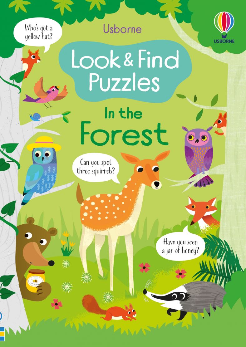 Look and Find Puzzles In the Forest