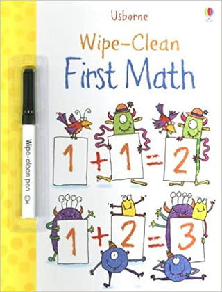 Wipe-clean First Math Book - Usborne-Books-Simply Blessed Children's Boutique