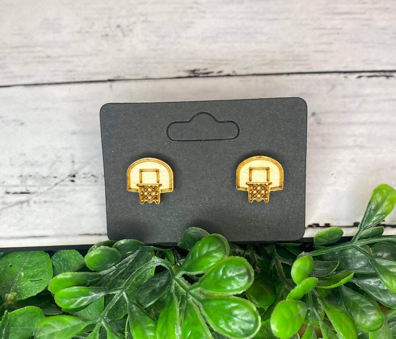 Basketball Goal Earrings