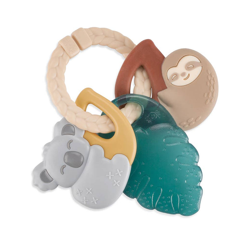 Tropical Itzy Keys™ Textured Ring with Teether + Rattle-Simply Blessed Children's Boutique