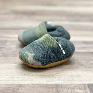 Distressed Knit Camo Moccasins-Infants-Simply Blessed Children's Boutique