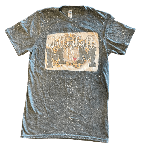 Bleached Volleyball Mom Shirt