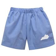 Blue Gingham Kentucky Shorts
