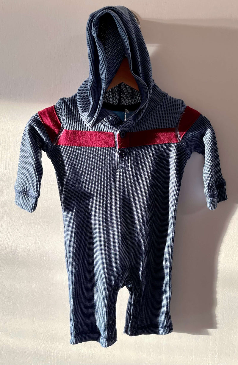 Boys Hooded Romper