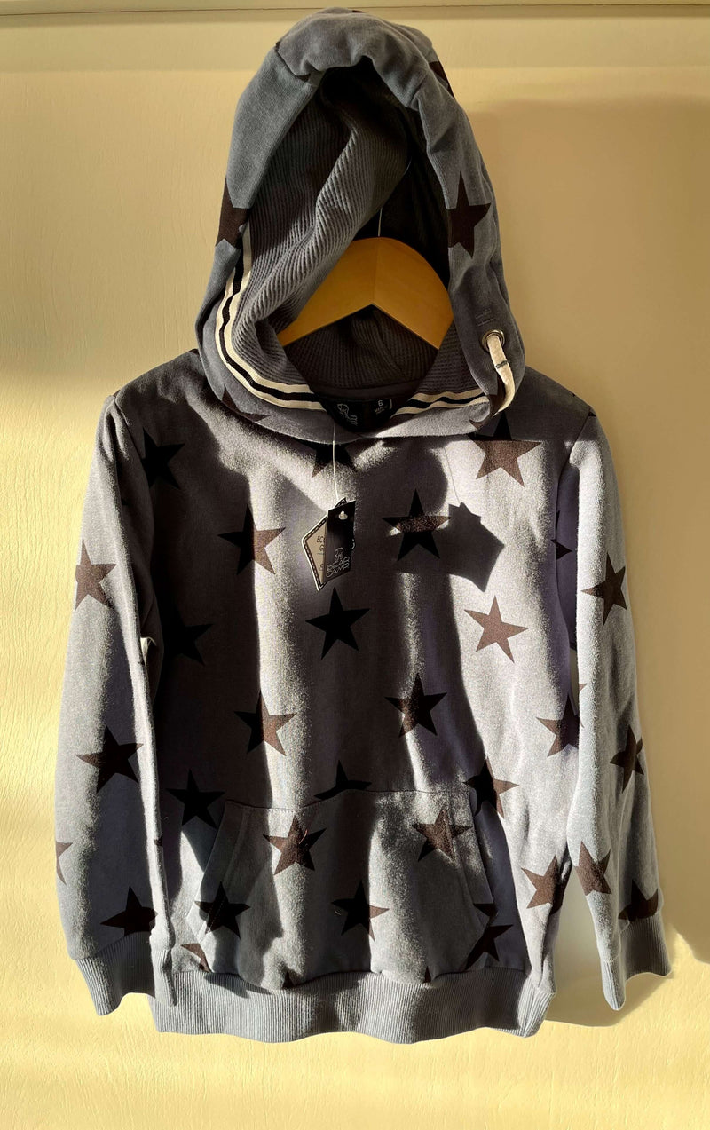 Boys Blue Star Hoodie
