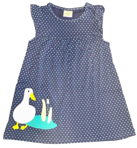 Girls Duck Applique Dress