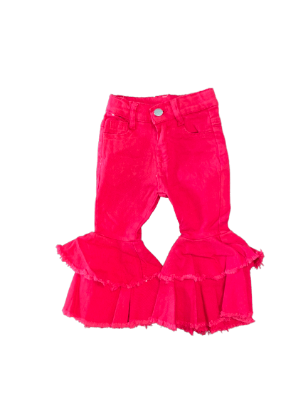 Red Flare Jeans