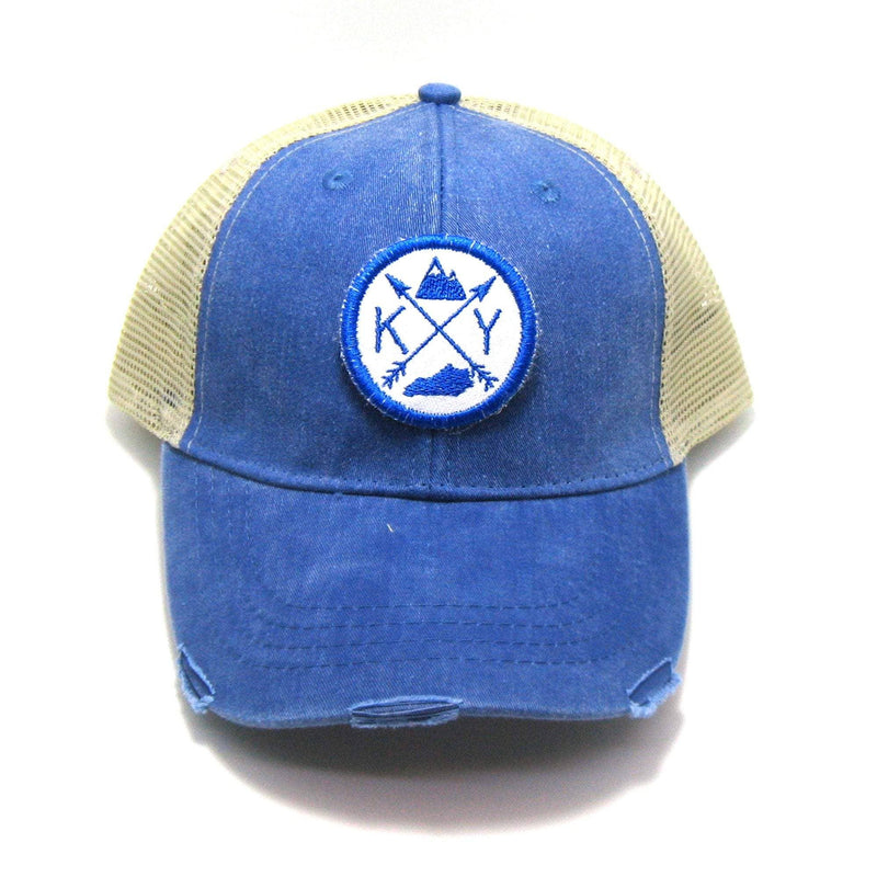 Kentucky Hat - Distressed Snapback Cap - Kentucky Arrows