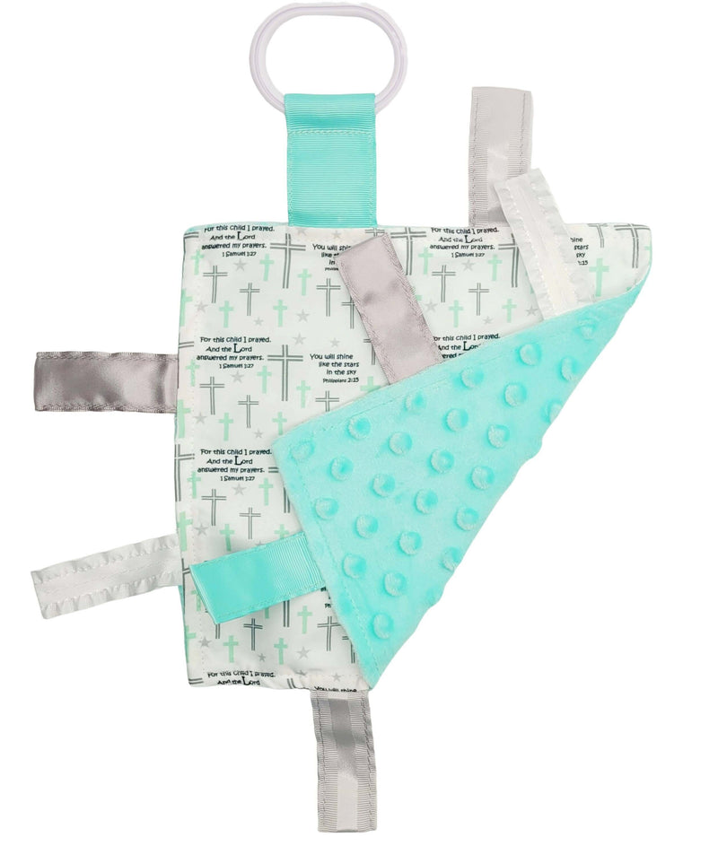 Prayer Baptism Baby Tag Keepsake Square