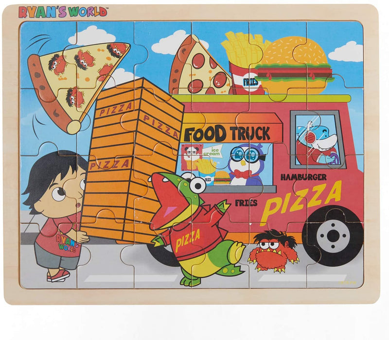 Ryan's World - Food Truck - 24 Piece Wooden Jigsaw Puzzle-Toys-Simply Blessed Children's Boutique