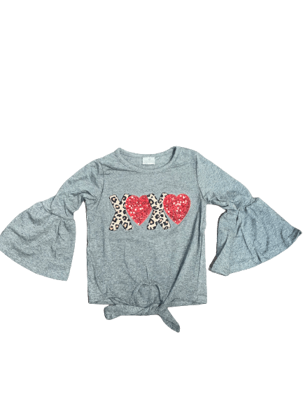 XOXO Flutter Sleeve Shirt