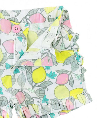Make Lemonade Ruffle Shorts-Girls-Simply Blessed Children's Boutique