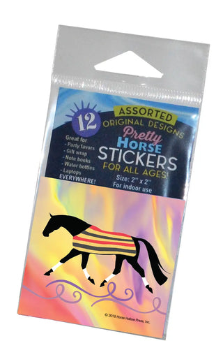 Horse Stickers: Assortment of 12 Original Designs