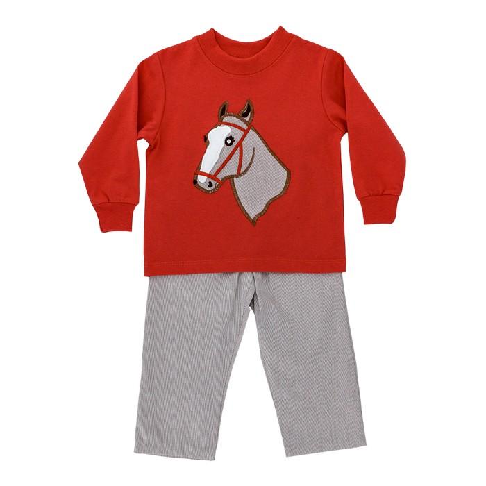 Bailey Boys Horse Pant Outfit-Boys-Simply Blessed Children's Boutique