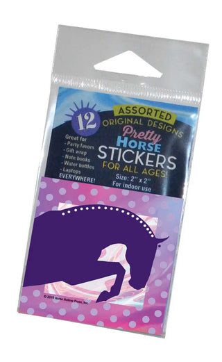 Horse Stickers: Assortment of 12 Original Designs