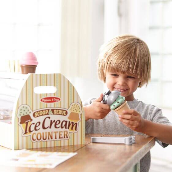 Scoop & serve ice cream counter hot sale