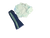Mint Green tie shirt and jeans with a sparkle