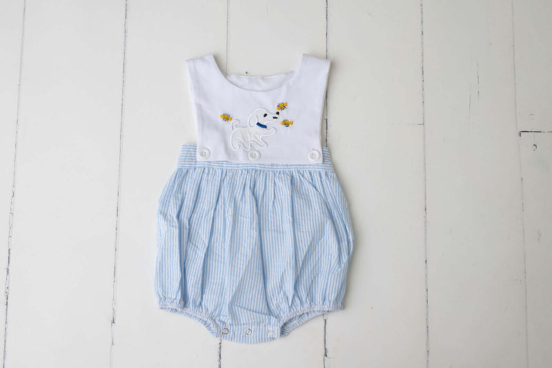 Boy’s Infant Puppy Dog Bubble-Boys-Simply Blessed Children's Boutique