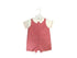 Petit Ami Baby Boy Red Checked Smocked Romper