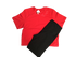 Adult Red Bella Canvas Love short sleeve shirt