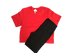 Adult Red Bella Canvas Love short sleeve shirt