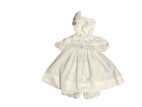 Petit Ami Baby Girl White Diaper Set