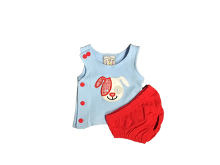 Three Sisters Baby Summer Doggie Boys Outfit