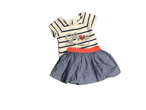 Love Skort Girls Boutique Outfit