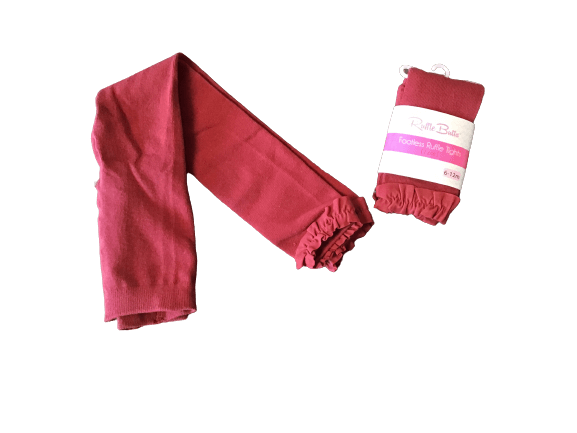Rosewood Footless Ruffle Tights
