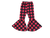 Black & Red Buffalo Plaid Bell Bottom Outfit