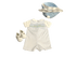 Petit Ami Boys Easter shortall