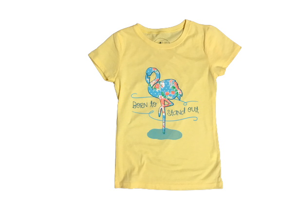 Born to Stand Girls Yellow T-Shirt