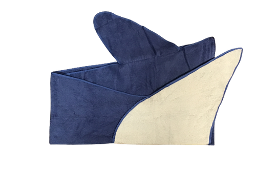 Wearable Blue Shark Tail Towel