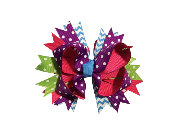 Brightly Colored Hair Bow