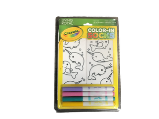 Crayola Color In Socks