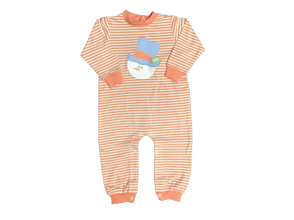 Snowman- Boys Knit Romper Christmas