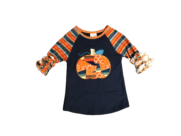 Patchwork Pumpkin Shirt