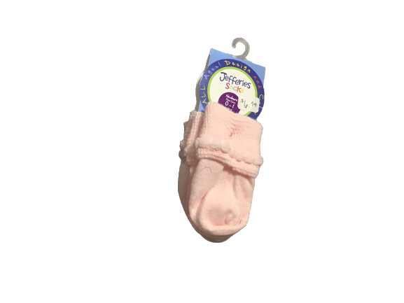 Jefferies Pink Socks 2 pair