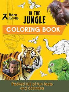 In the Jungle Coloring Book with Bear Grylls-books-Simply Blessed Children's Boutique