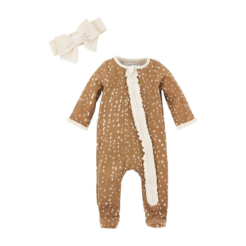Fawn Baby Sleeper Set