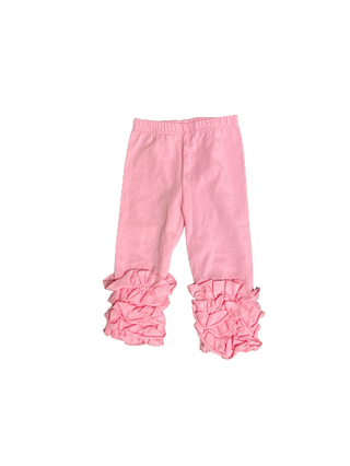 Light Pink Ruffle Leggings