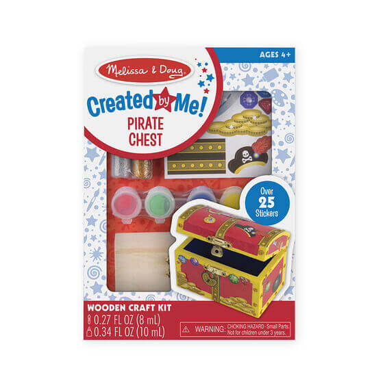 Created by Me! Pirate Chest Wooden Craft Kit-Toys-Simply Blessed Children's Boutique