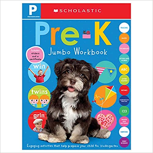 Pre-K Jumbo Workbook: Scholastic Early Learners-books-Simply Blessed Children's Boutique
