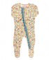 Summer Blooms Snuggly Ruffled Footed Pajamas