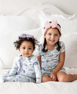 Sleepy Sheep Snuggly 2pc Ruffled Pajamas