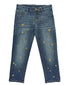 Medium Wash Denim Hearts Jeggings