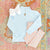 Hayword Half-Zip (Unisex) - Buckhead Blue with Palmetto Pearl Stork