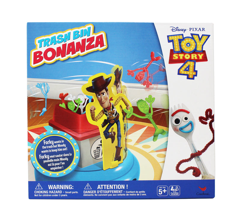 Disney Pixar Toy Story 4 Trash Bin Bonanza Game with Woody and Forky-Toys-Simply Blessed Children's Boutique