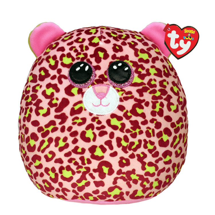 Ty Lainey Pink Leopard Squishy